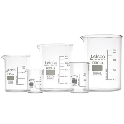 Borosilicate Beaker Set 50-1000 ml (6 pcs)